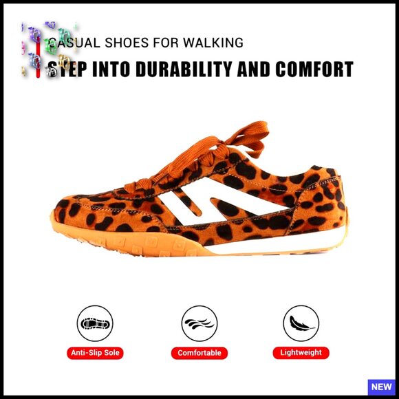 Retro Fashion Sneakers Classic Non-Slip Comfort Foam Insole Casual Walking Shoes - Picture 5 of 6